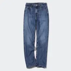 UNIQLO ユニクロ ワイドストレートジーンズ ブルー