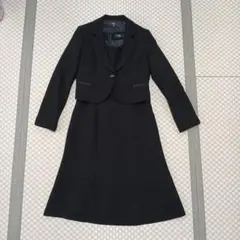 ブラックワンピーススーツ ジャケット付き　11号