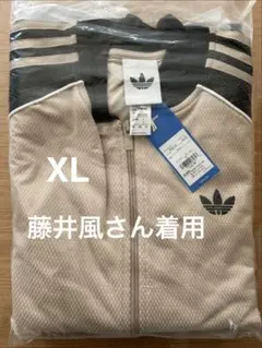 adidas ジャージ XL ルーズメッシュトラックトップ　新品未使用　藤井風