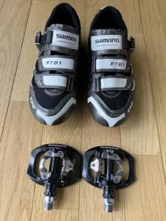 SHIMANO SPDビンディングシューズ RT81 ペダルPDA530セットのサムネイル