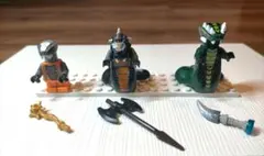 【希少正規品✨️LEGOニンジャゴー9450 ミニフィグ3体 】ヘビヘビ族