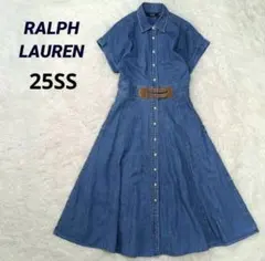 STORY掲載✨25SS美品✨ラルフローレン バックルトリム デニムワンピースのサムネイル