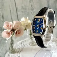 【限定】SEIKO ルキア 腕時計 1B32-0AA0 ネイビー 電波 ソーラー