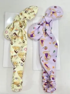 ベル　ラプンツェル　ヘアアクセ　ターバン　ヘアバンド　リボン　カチューシャ