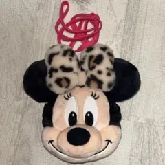ディズニー　レオパード　ショルダーバッグ　ヒョウ柄　豹柄　茶色　ミニー　アニマル