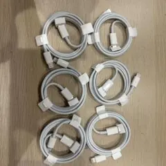 未使用 6本セット】Lightningケーブル 1m iPhone対応