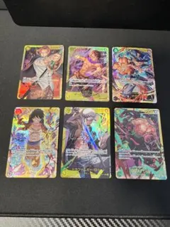 ワンピースカード　SEC6種類　6枚セット