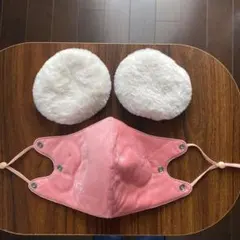 ☆新品☆ 〜ピンク耳あて・マスクセット〜