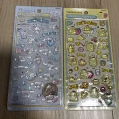 ボンボンドロップシール　サンリオ　シナモロール　ポムポムプリン　2点セット