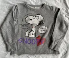 JUNK STORE スヌーピー トレーナー 120 グレー