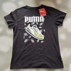 PUMA Tシャツ キッズ 160 ブラック 新品