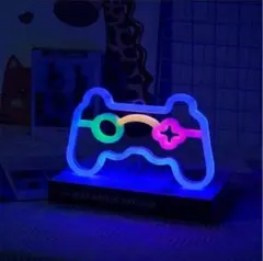ネオンライトLED ゲームコントローラー型USB接続 インスタ映えのサムネイル