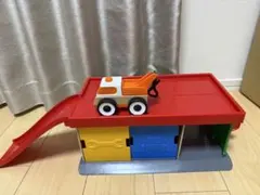 木製 レッカー車 ガレージセット 知育玩具のサムネイル