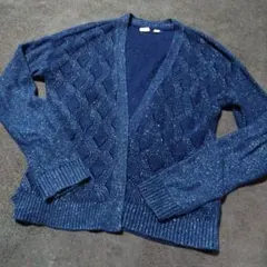 チ*ん様 GAP KIDS ネイビーラメカーディガン 140