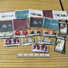 まとめ ハイキュー 横断幕フラットポーチ 缶バッジ アクリルキーホルダー セット