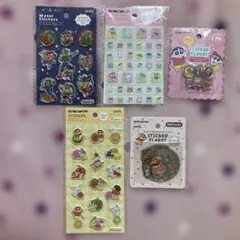 新商品☆セリア クレヨンしんちゃん シール 5種セット☆のサムネイル