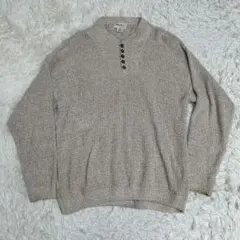 ✴︎ エディーバウアー　ヘンリーニット 綿100% XL 大きいサイズ　USAのサムネイル