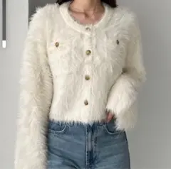 せりな様専用ページ Louere ルエレ シャギーニットカーディガン