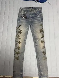 s*k様 Givenchy 'Jesus in Thorns' デニムパンツ - メルカリ
