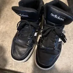 adidas ハイカットスニーカー ネイビー