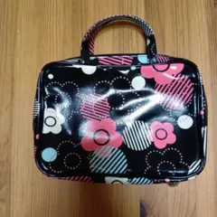 【手鏡付き】MARY QUANT花柄ポーチ