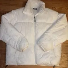 【訳あり】ZIP FIVE 中綿ジャケット ホワイト Mサイズ 値下げ可