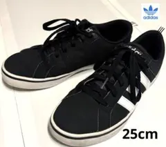 adidas ブラック スニーカー アディペース　メンズ25cm
