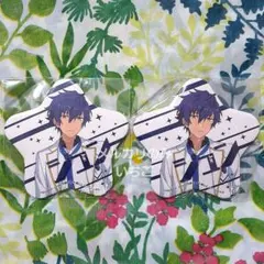 あんスタ 漣ジュン 星型缶バッジ プライズ 2点セット