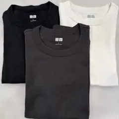 UNIQLO U クルーネックTシャツ 3枚セット Lサイズ　白黒グレー