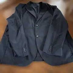 《即日・匿名配送》希少 ユニクロ 感動ジャケット 黒　3XL スリムフィット