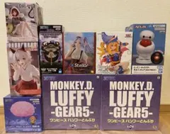 プライズ品　まとめ売り フィギュア ルームライト どんぶり 9点セット