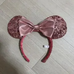 ディズニー ミニー　カチューシャ　スパンコール