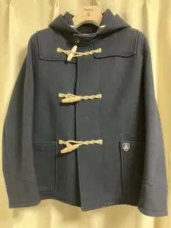 ORCIVAL ネイビー ダッフルコート フード付き