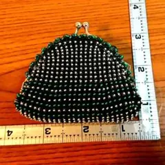 ビーズ がま口 昭和レトロ お財布 小物入れ 和風 小物 モダン ハンドメイド