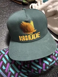 USA製Rhude スナップバックキャップ グリーンのサムネイル