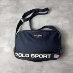 POLO SPORT RALPH LAUREN ナイロンショルダーバッグ 紺