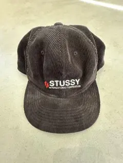 【人気色/人気モデル】90s Stüssy コーデュロイキャップ ネイビー 90s Stüssy コーデュロイキャップ ネイビー