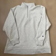 Champion Ray BEAMSハーフジップ トレーナー M グレー
