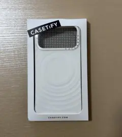 CASETiFY シリコン ケース iPhone17Promaxホワイト