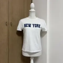最終価格★ZARA ザラ　NEW YORK プリント 半袖Tシャツ ホワイト