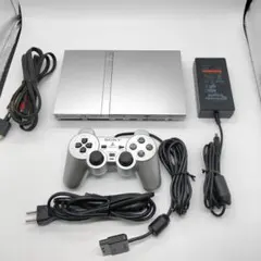 SONY PS2 SCPH-75000 本体 薄型 シルバー 動作確認済み