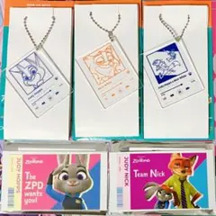 ズートピア ジュディ ニック ローソン アクキー シール ステッカー ディズニー