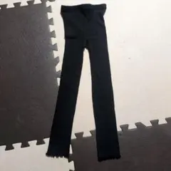 キッズ　レギンス　120　黒　ブラック　フリル