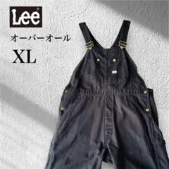 Lee ダンガリーズ オーバーオール サロペット ブラック XL