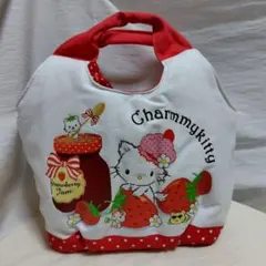 チャーミーキティ いちご いちごジャム トートバッグ ストロベリージャム