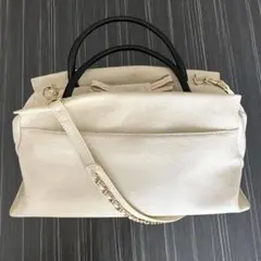 PotioR ポティオールSANDRAサンドラ ゴートレザーバッグ アイボリー