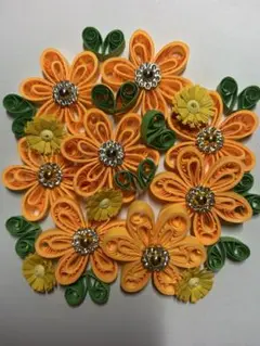 「新品」ペーパークイリング　5mm幅 花＆葉っぱ