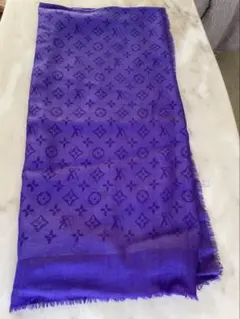ア*E様 ルイヴィトン　ショール　ストール　モノグラム　パープル