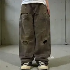 USA Carhartt ダブルニー ペインターパンツ グランジ フェード