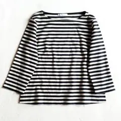 Max Mara　ボーダーニット　七分袖　羊毛　M